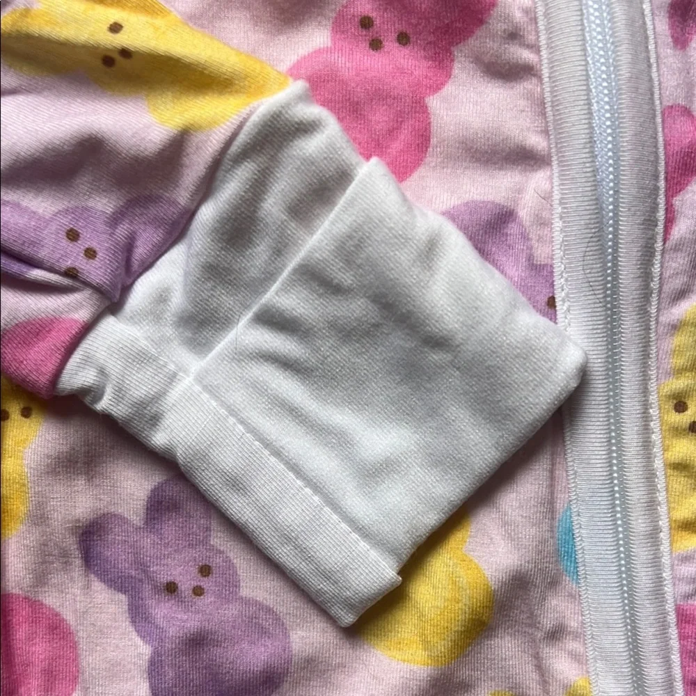 NWT Caden Lane One Piece Easter Pajama - Peep Bunny Marshmallows - Picture 4 of 6